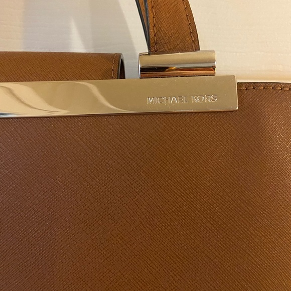Michael Kors Tilda brown leather bag